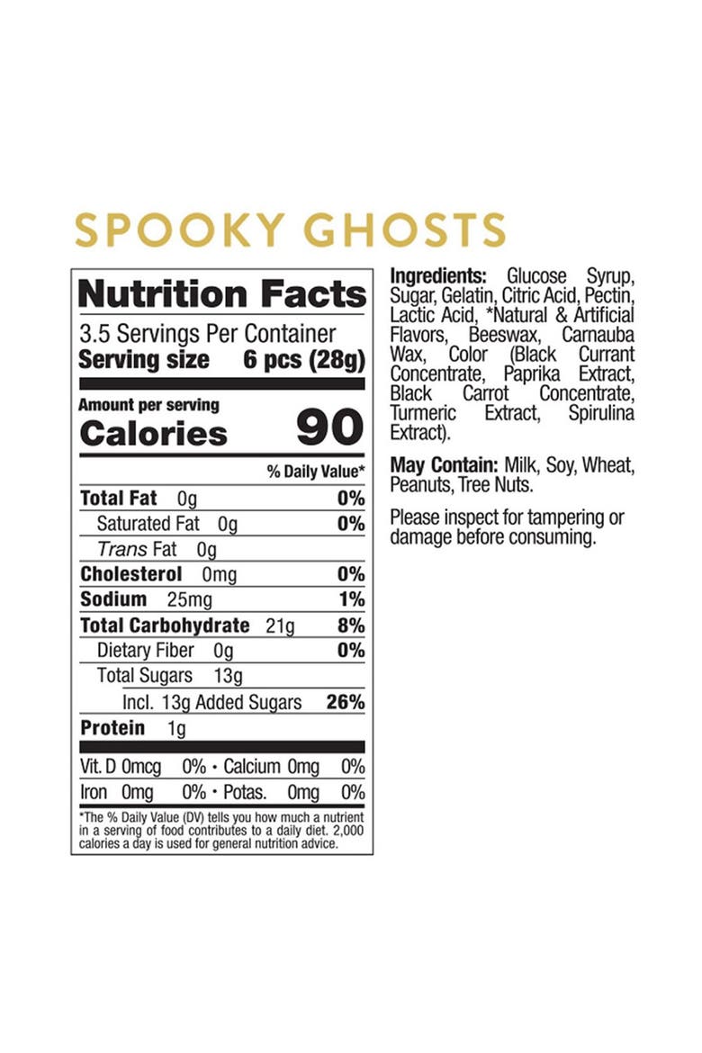 4-Pack Spooky Ghosts Candy Cubes, Alternate, color, NO COLOR