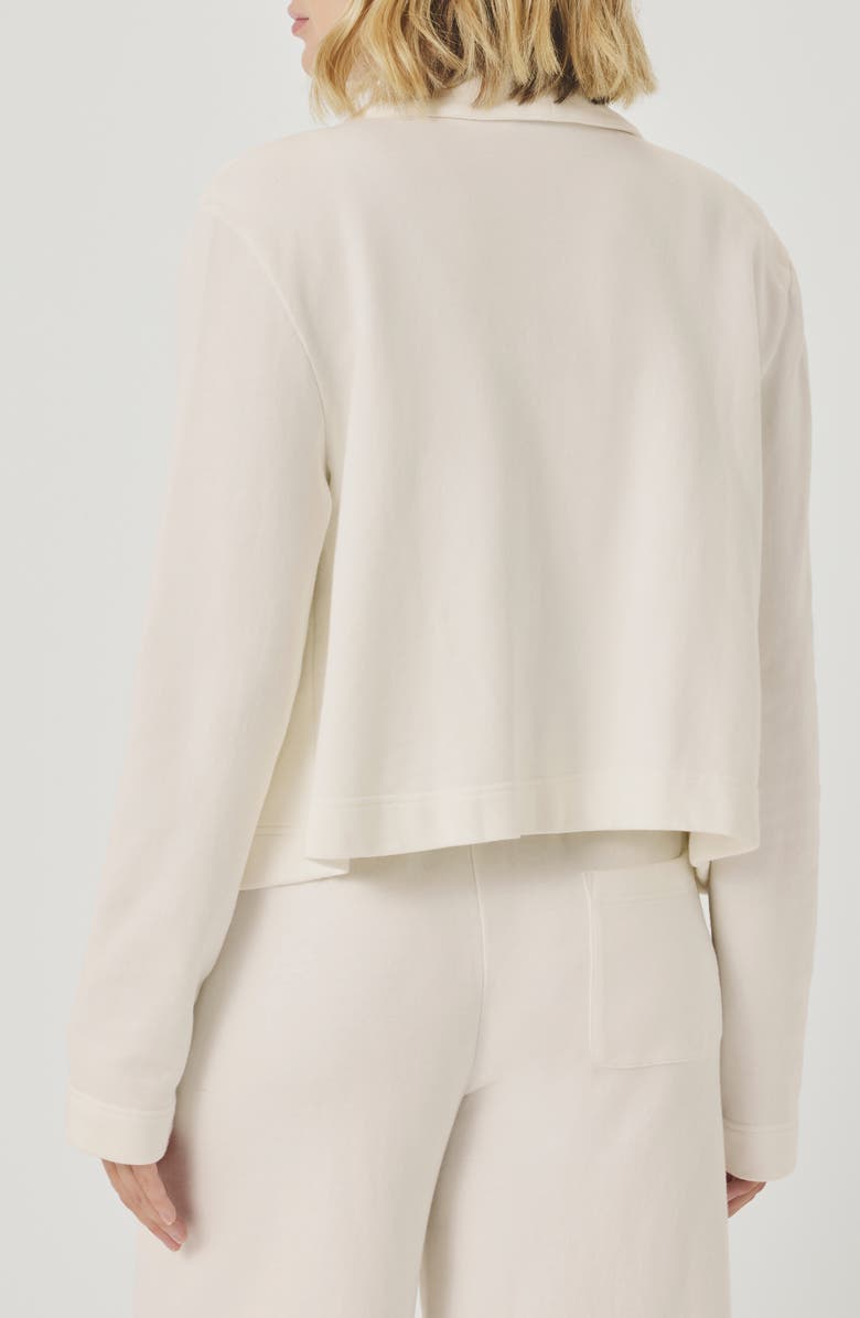 Splendid Greta Terry Blazer, Alternate, color, Shell White