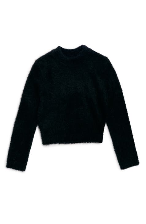 Kids' Fitted Eyelash Knit Sweater (Big Kid)