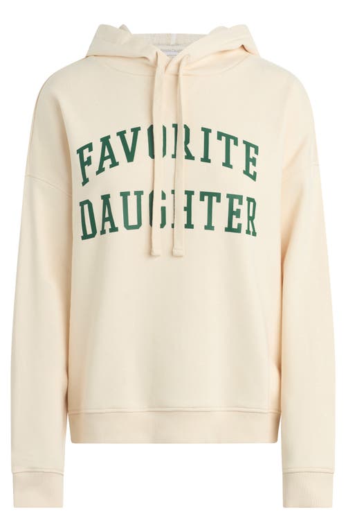 Favorite Daughter The Collegiate Graphic Hoodie In Ivory