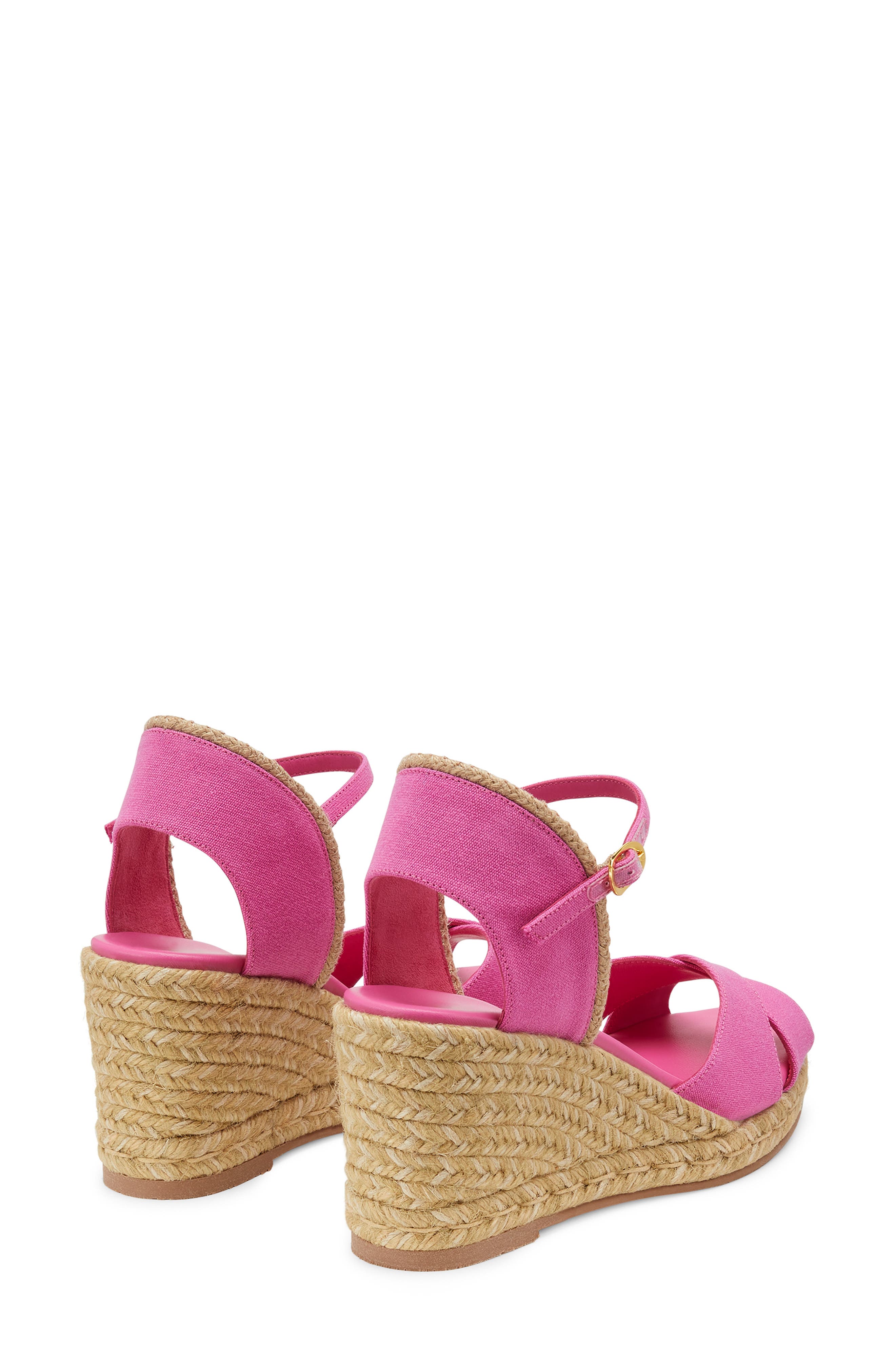 Mirela II Espadrille Wedge Sandal, Alternate, color, FUCHSIA/ NATURAL