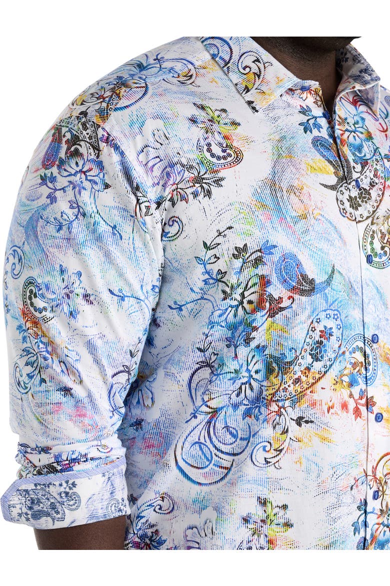 Big & Tall Apex Sport Shirt, Alternate, color, MULTI
