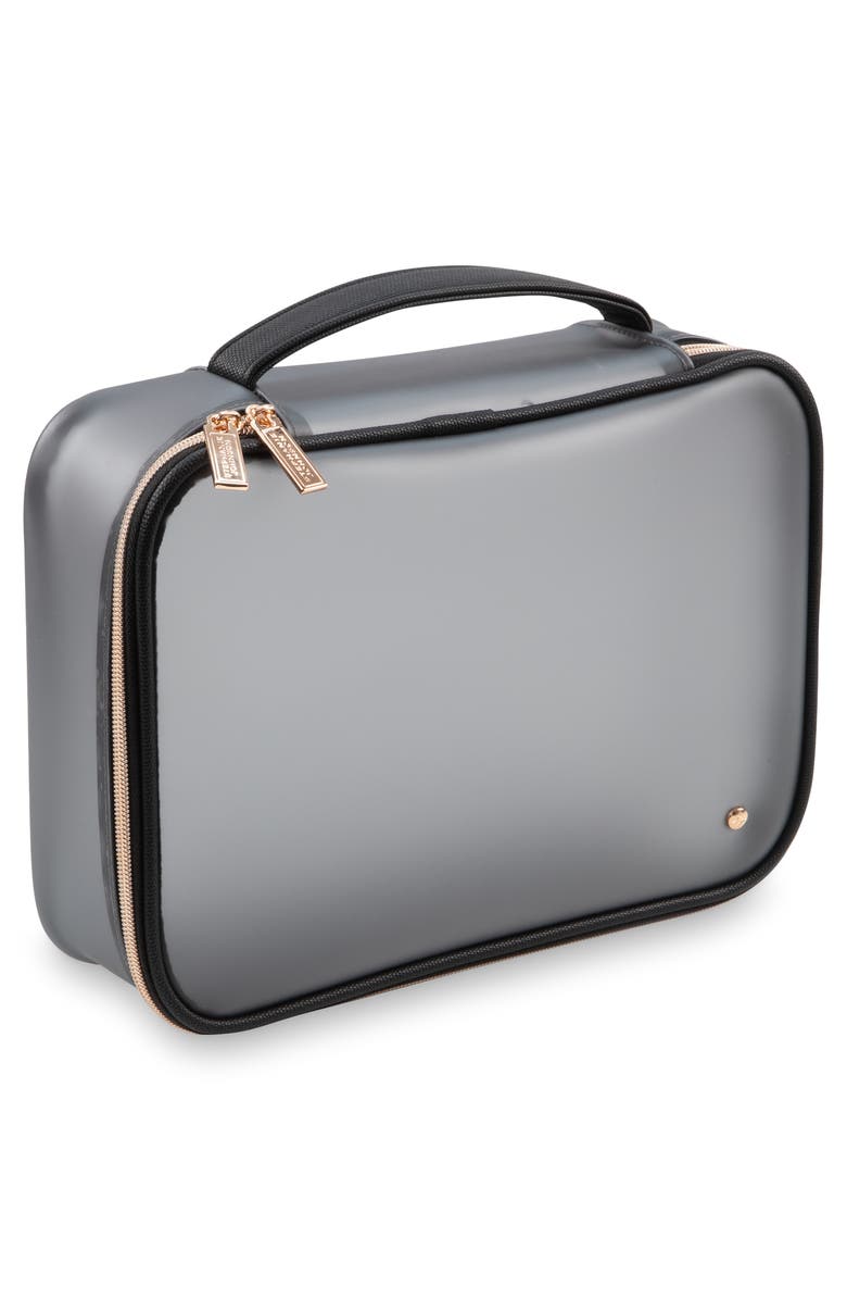 Stephanie Johnson Jumbo Makeup Case, Alternate, color, Black