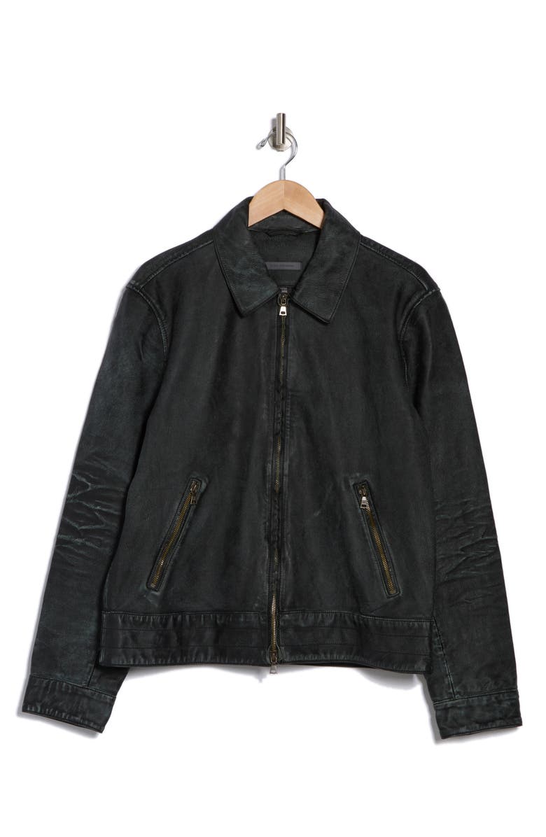 John Varvatos Asher Heritage Leather Jacket, Alternate, color, 