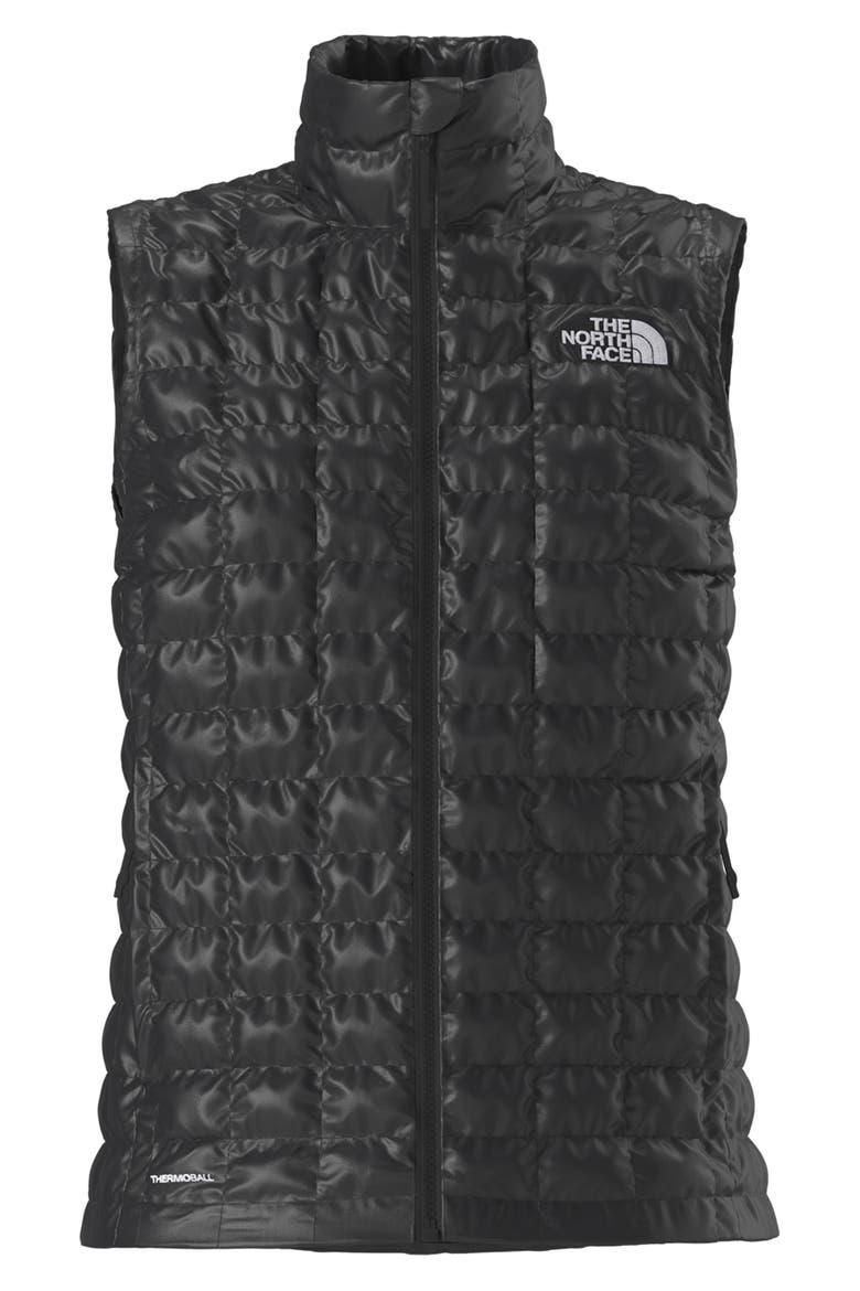 Thermoball Windproof Water Repellent Packable Quilted Vest, Alternate, color, TNF BLACK/ TNF BLACK