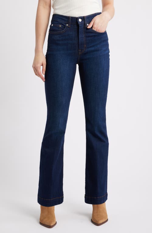 SPANX® SPANXsculpt™ ReDefine High Waist Flare Leg Jeans in Dark Indigo at Nordstrom, Size 0