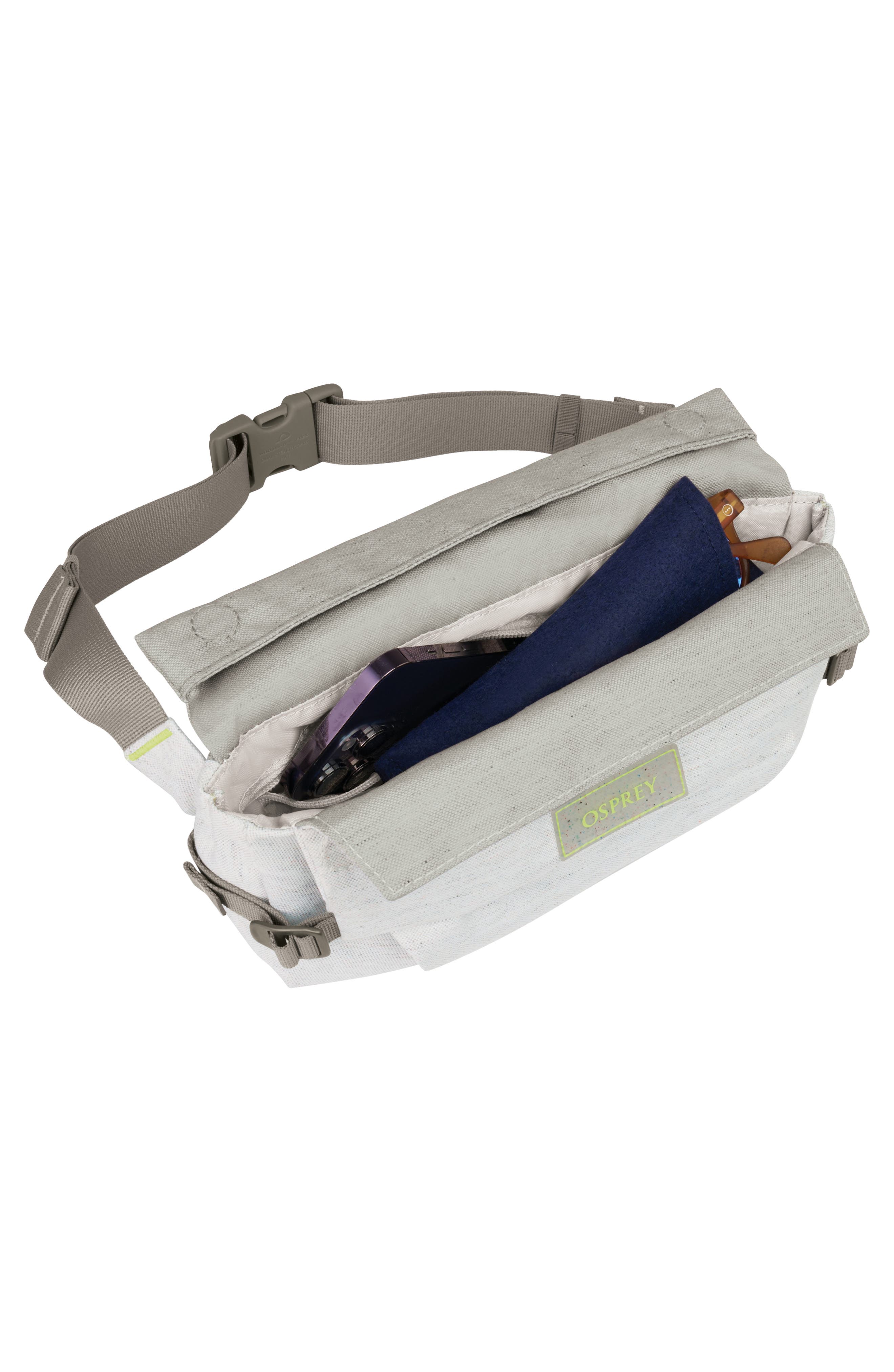Osprey Arcane Water Repellent Hip Bag, Alternate, color, Pediment Grey Block