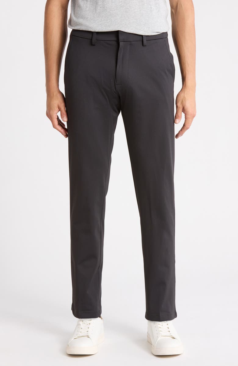 Kenneth Cole Reaction Knit Pants, Main, color, Black
