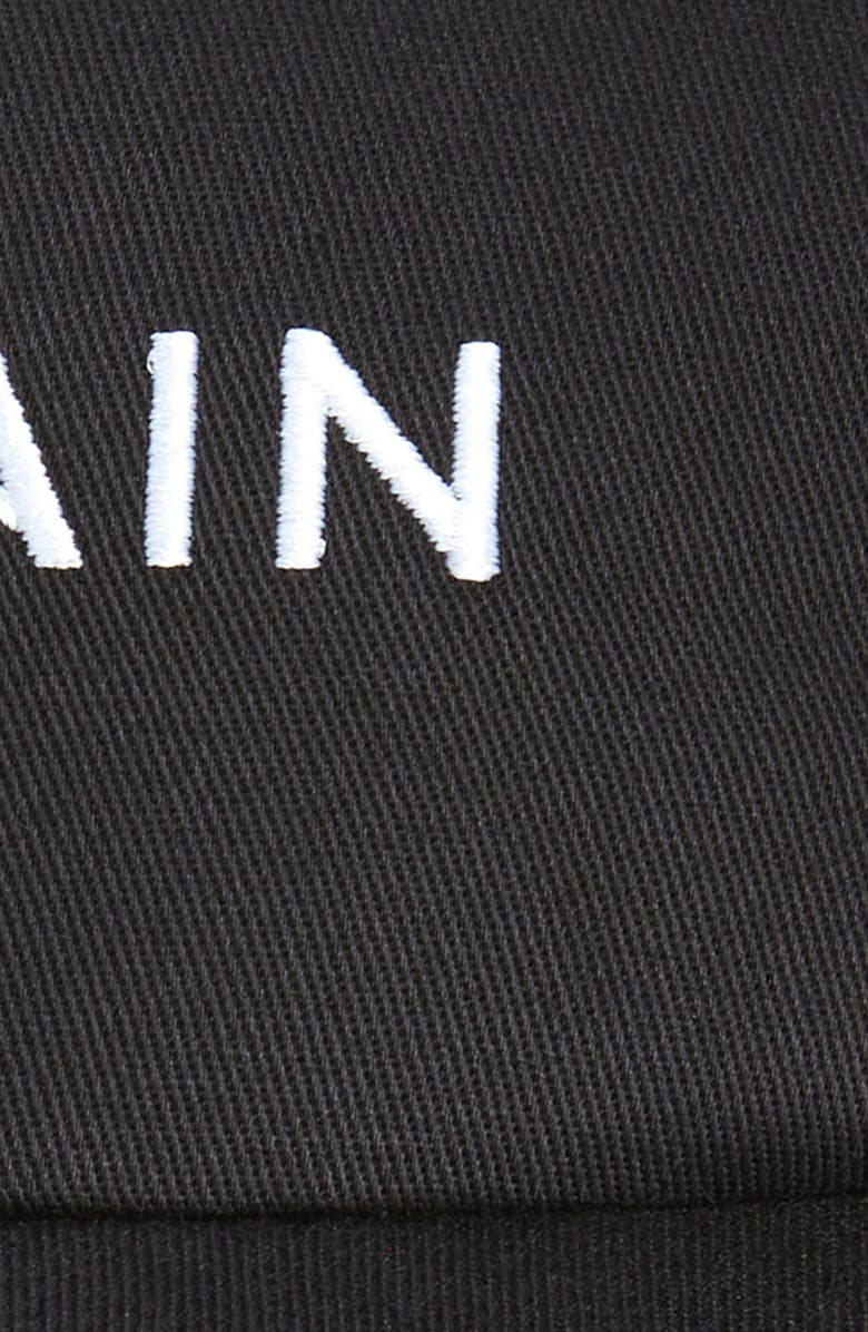 Balmain Embroidered Logo Baseball Cap, Alternate, color,