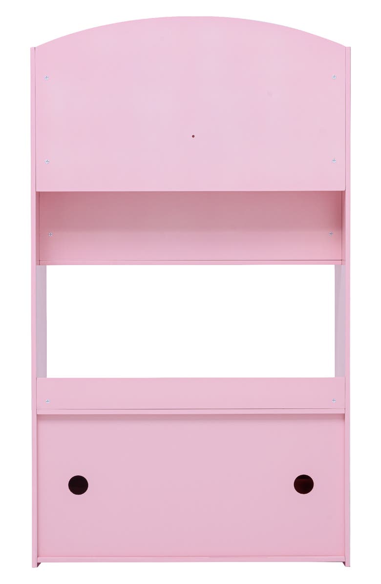 Teamson Kids Fantasy Fields Magic Garden 3-Tier Wood Bookshelf, Alternate, color,