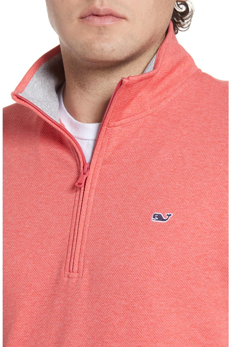 Saltwater Quarter Zip Pullover, Alternate, color, CUCKOO