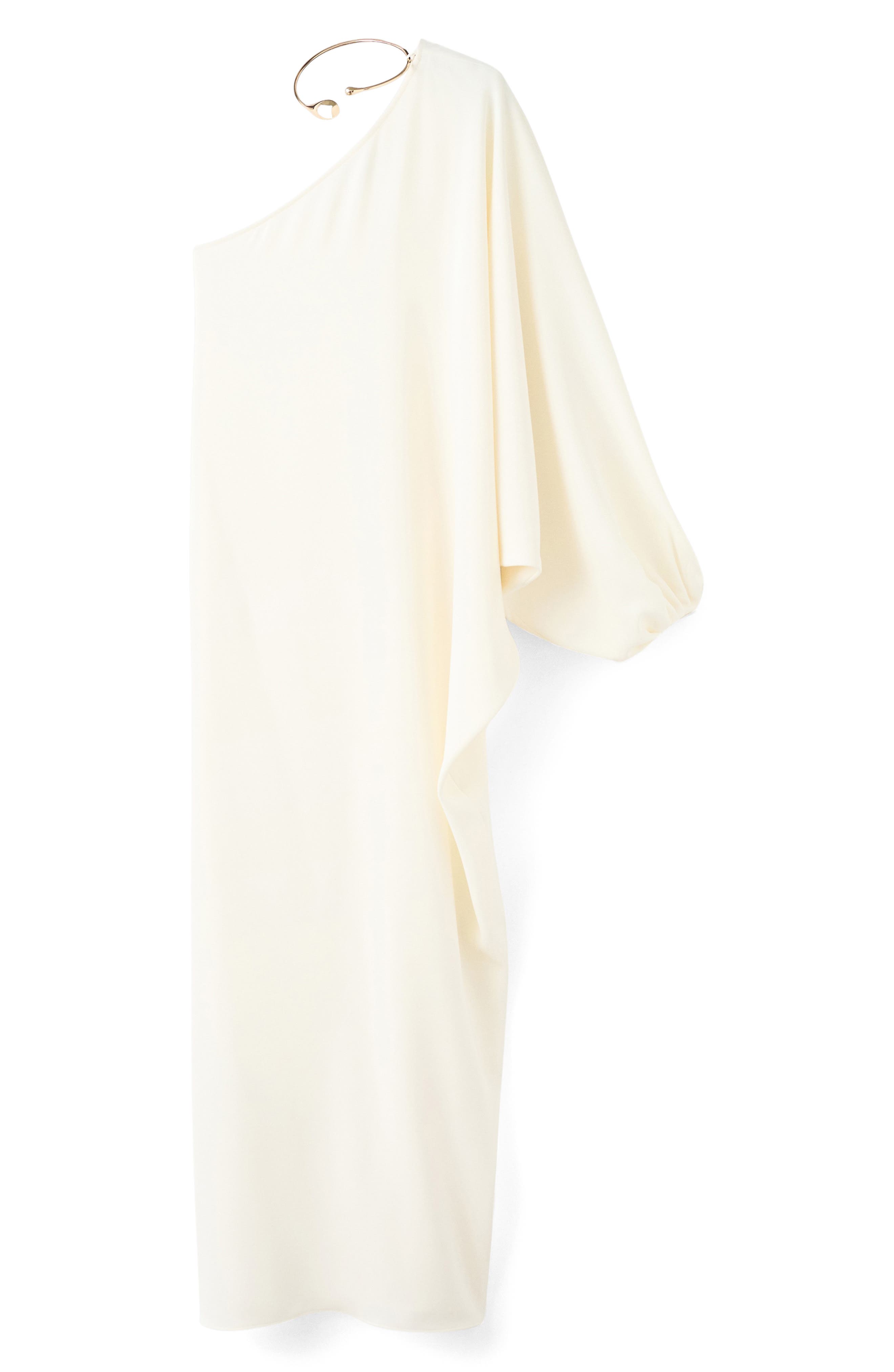 MANGO One-Shoulder Maxi Dress (Women) | Nordstrom