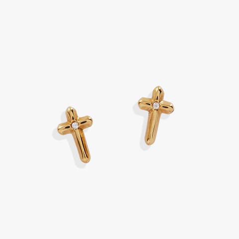 Cross Mini Stud Earrings Earrings