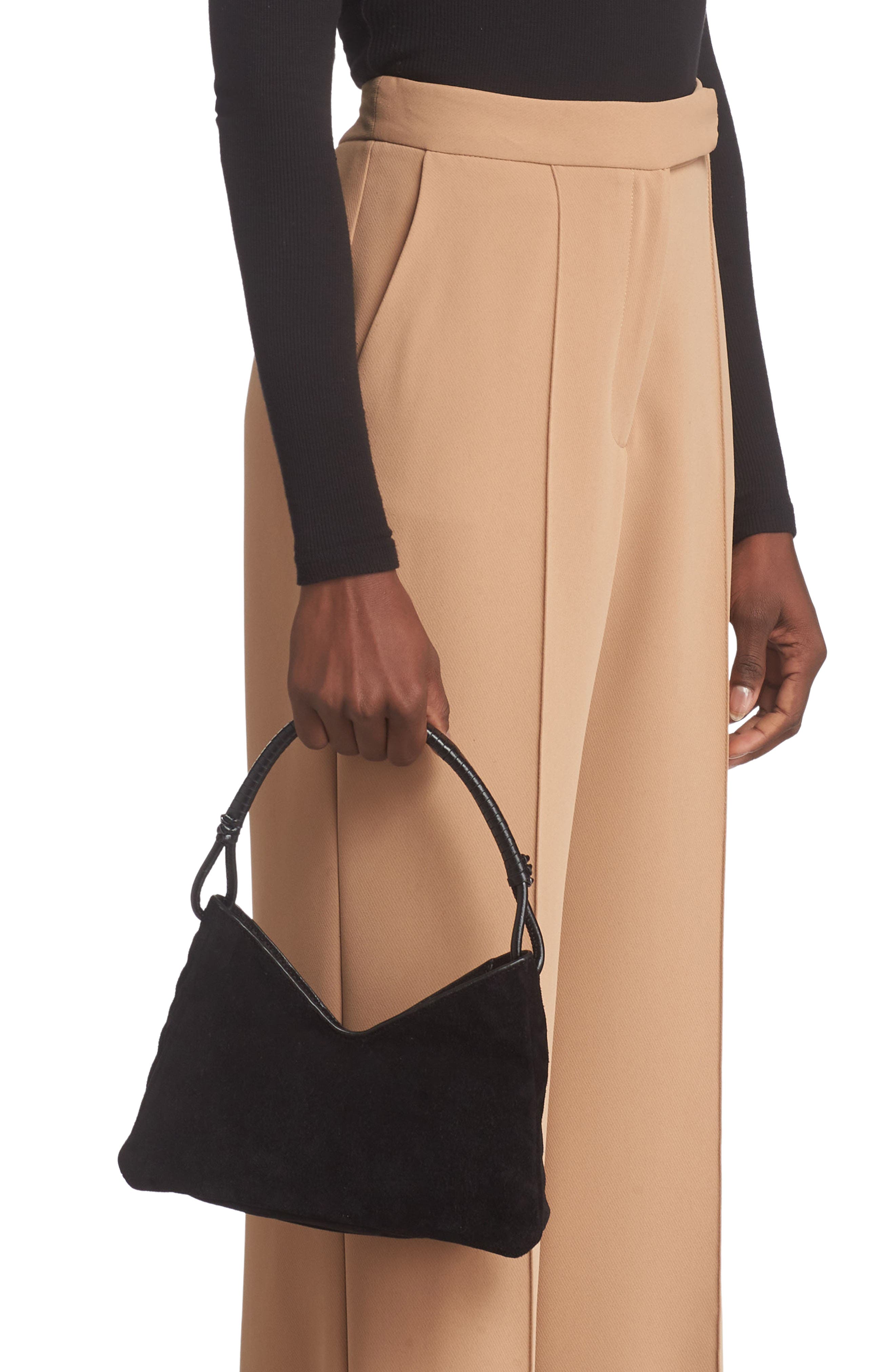 STAUD Valerie Suede Shoulder Bag, Alternate, color, 