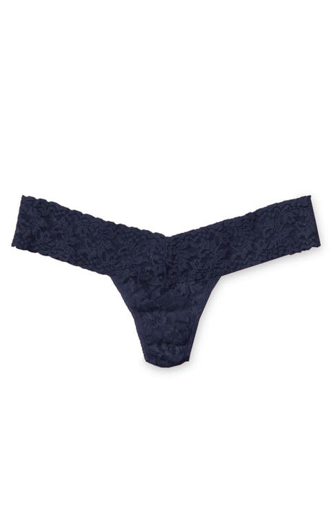 Signature Lace Low Rise Thong