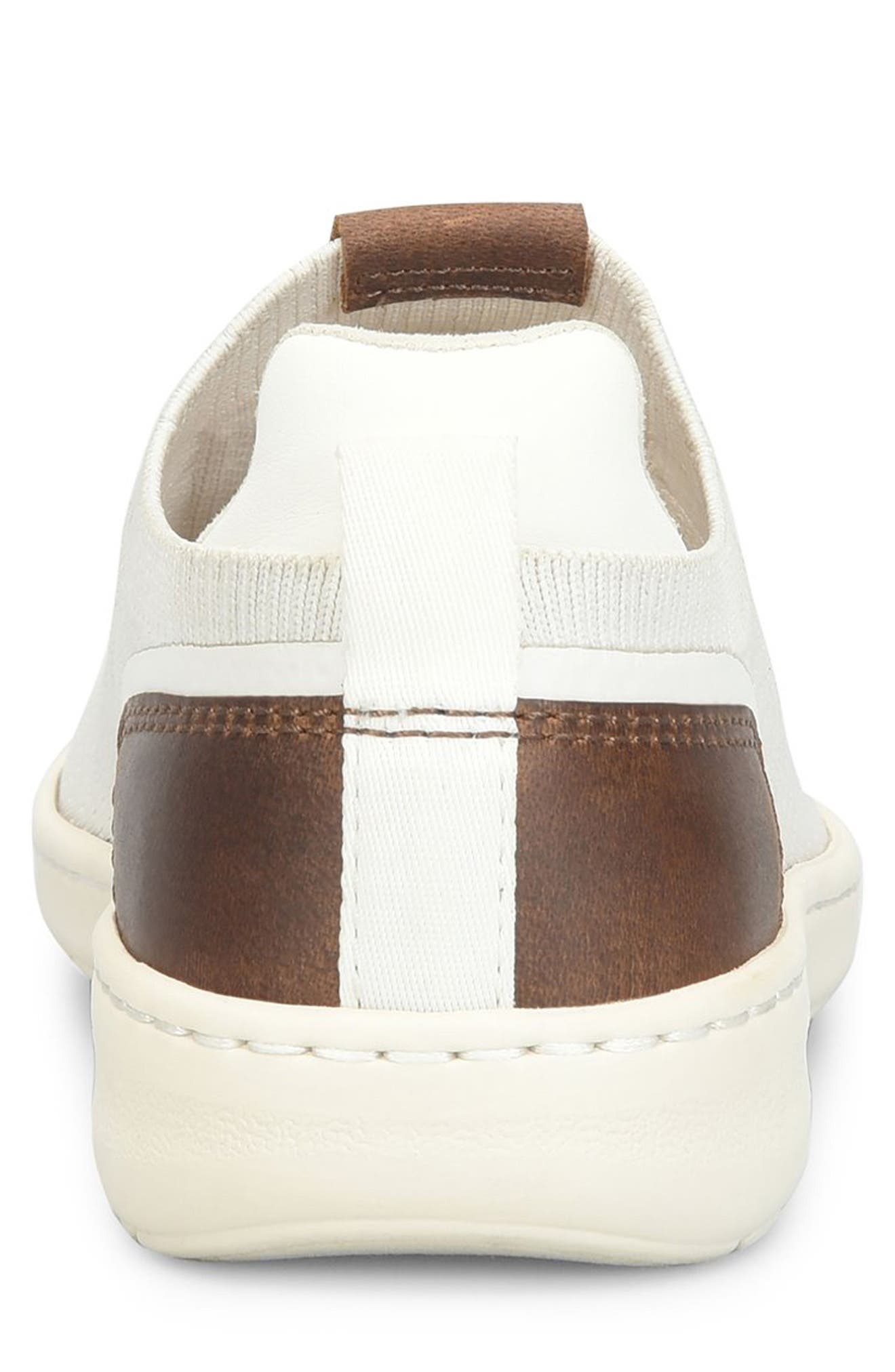 Børn Conrad III Sneaker, Alternate, color, White Knit