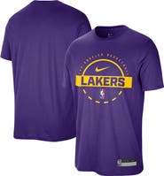 Nike Men's Nike Purple Los Angeles Lakers 2025/26 On-Court Flare Performance Practice T-Shirt