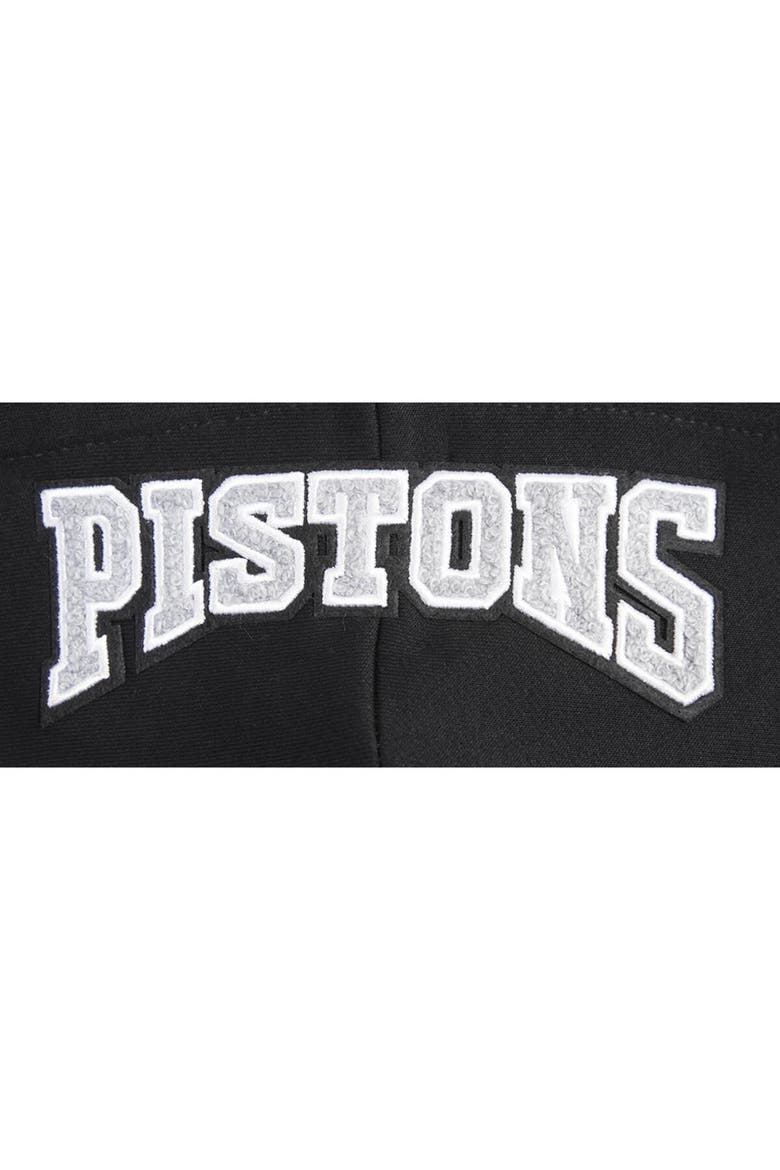 Women's Pro Standard Black Detroit Pistons 2023/24 City Edition Cropped Pullover Hoodie, Alternate, color, Black