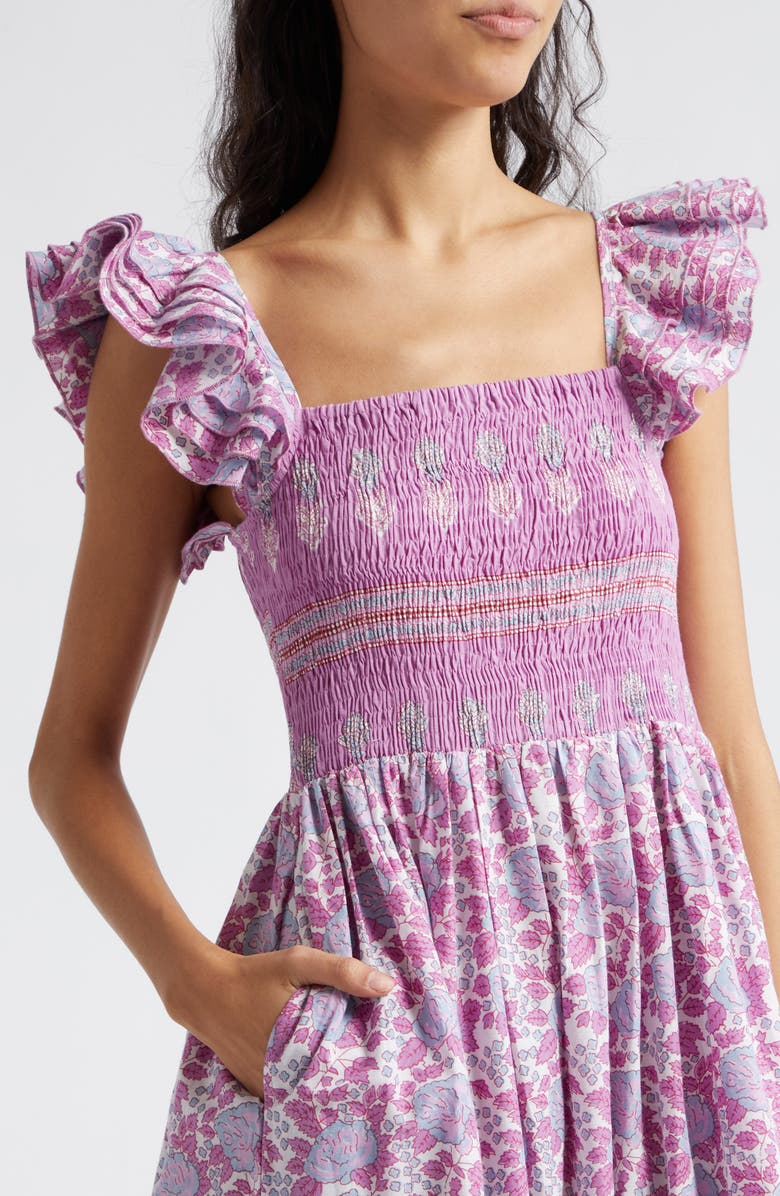 MILLE Chloe Long Sleeve Cotton Shirtdress, Alternate, color,