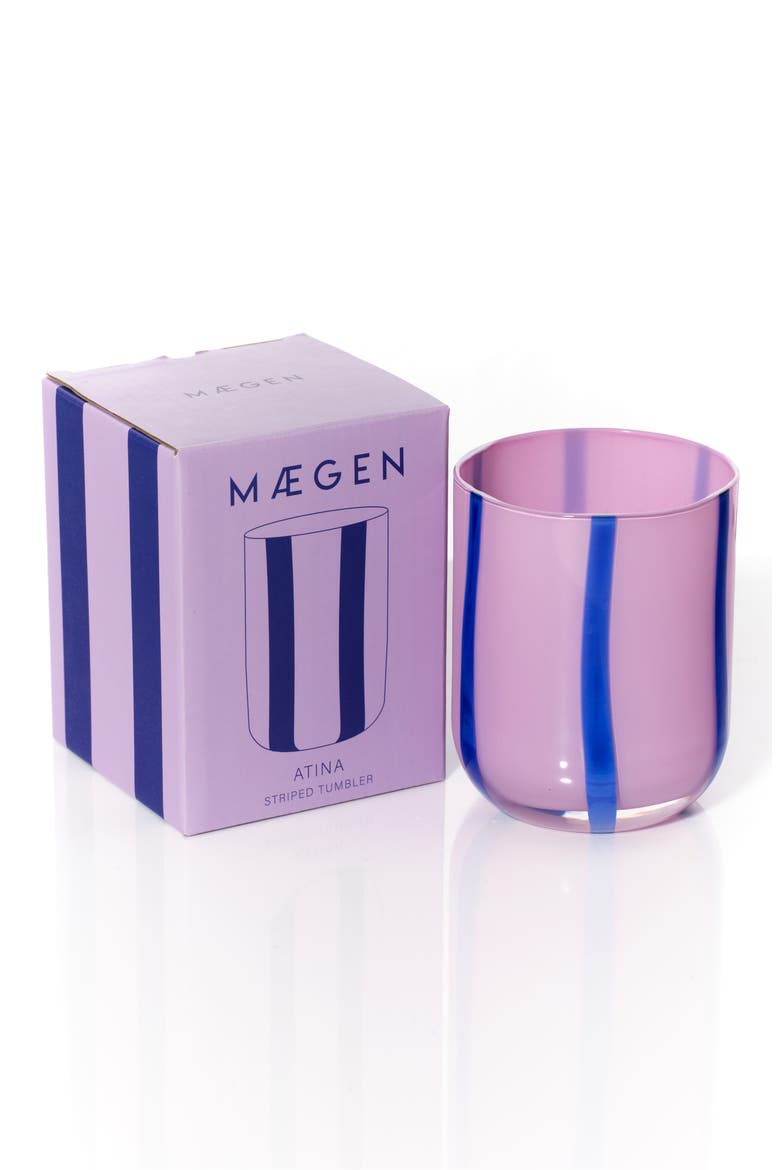 Atina Striped Tumbler, Main, color, NAVY/ LILAC