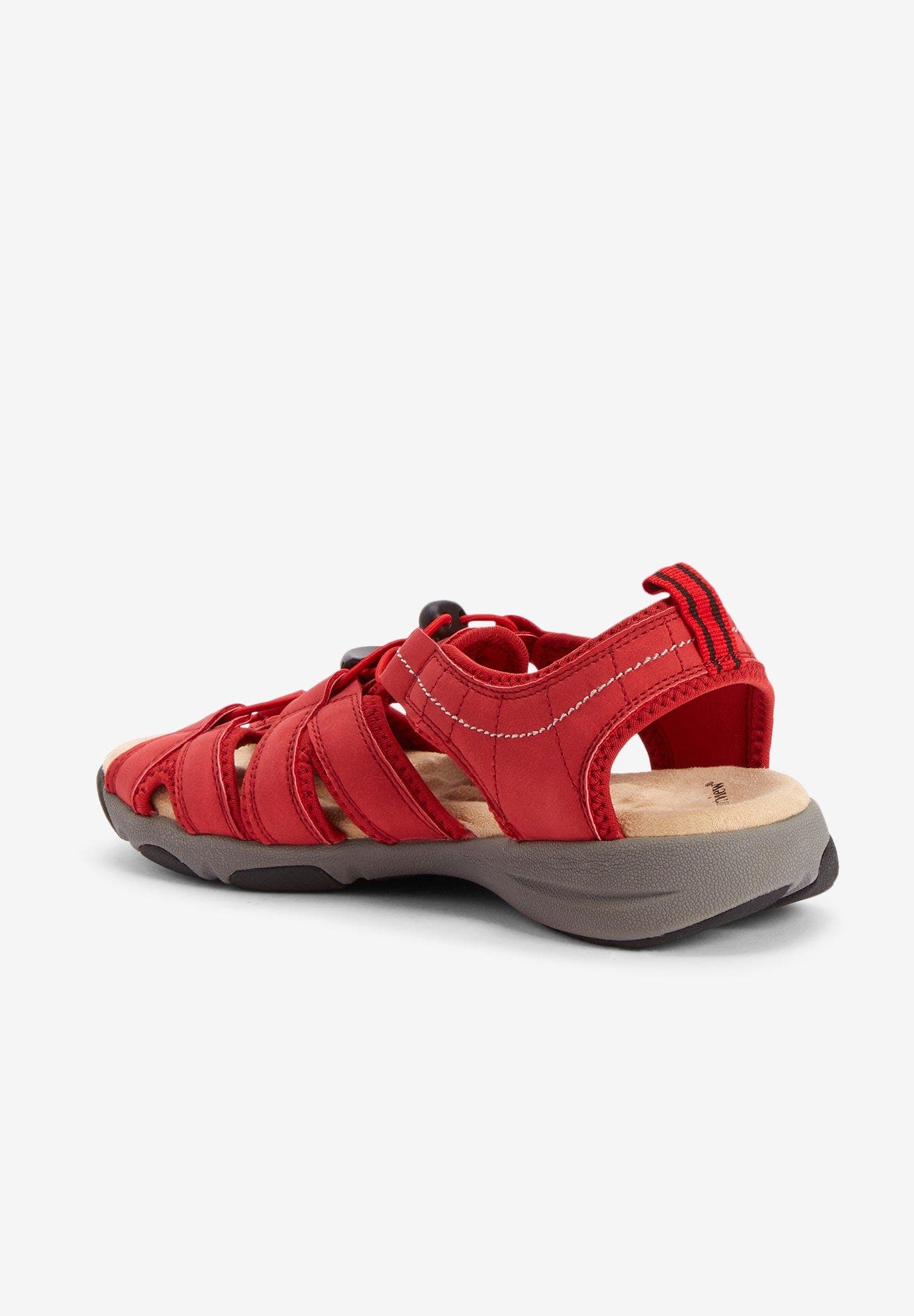 The Trek Sandal, Alternate, color, HOT RED