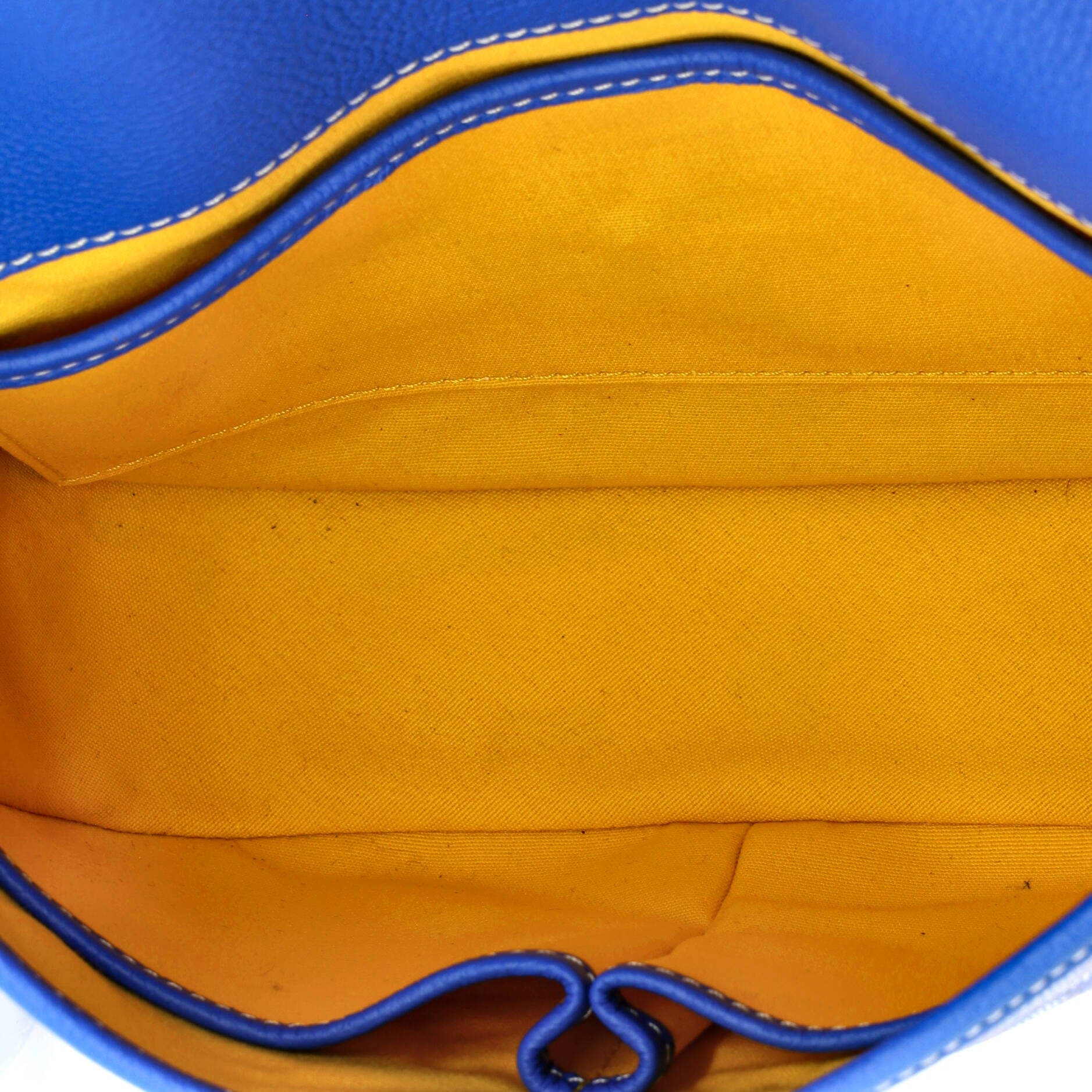 Pre-Owned Goyard Belvedere III Messenger Bag Coated Canvas with Leather PM, Alternate, color, Blue