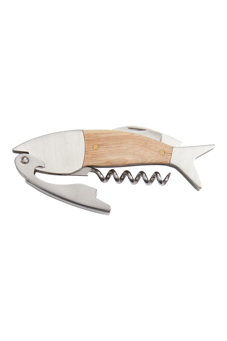 'Fish' Corkscrew, Alternate, color, LIGHT BROWN