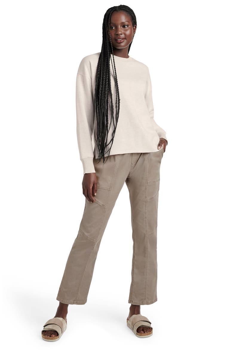 Winslow Crewneck Pullover, Alternate, color, PALE OAK HEATHER