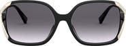 COACH 57mm Square Sunglasses