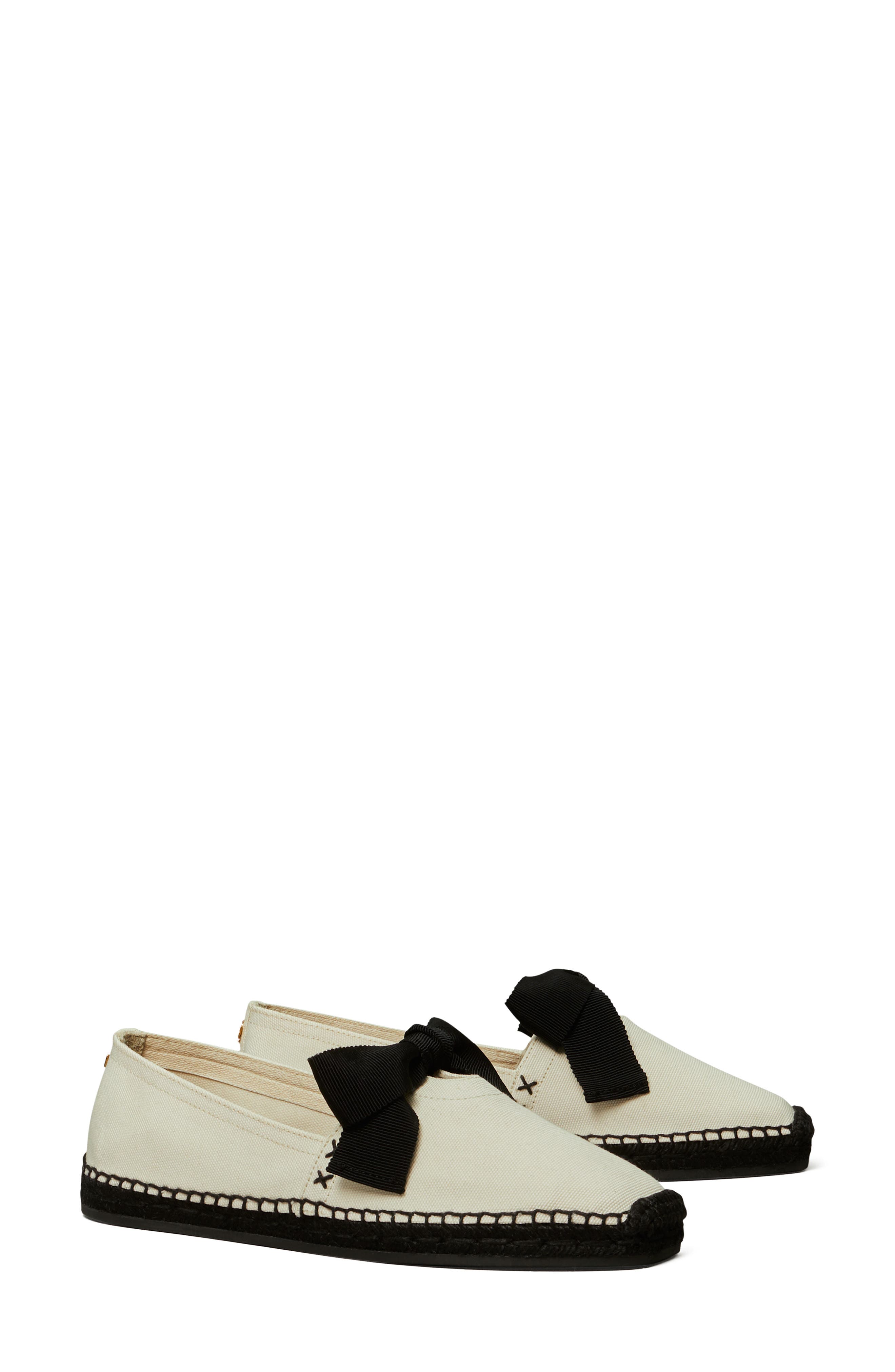 Tory Burch Bow Espadrille Flat, Main, color, 
