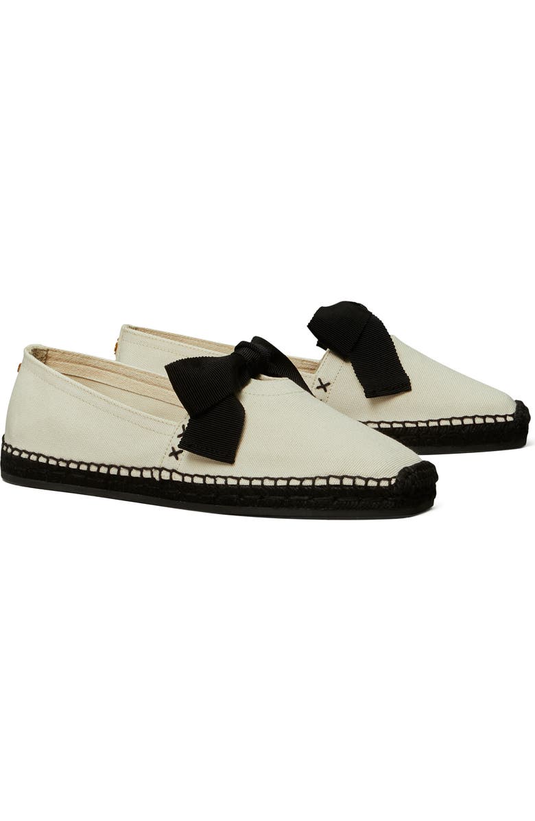 Tory Burch Bow Espadrille Flat, Main, color,