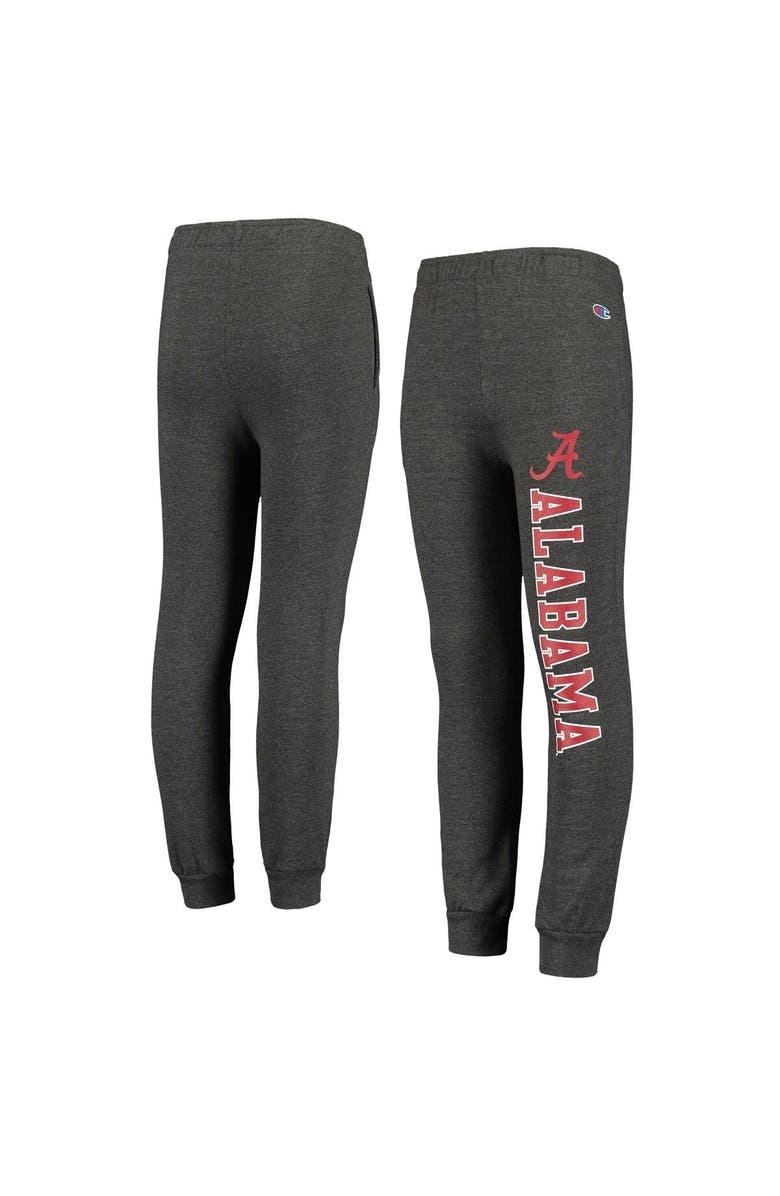 Champion Youth Charcoal Alabama Crimson Tide Powerblend Jogger Sweatpants, Main, color,