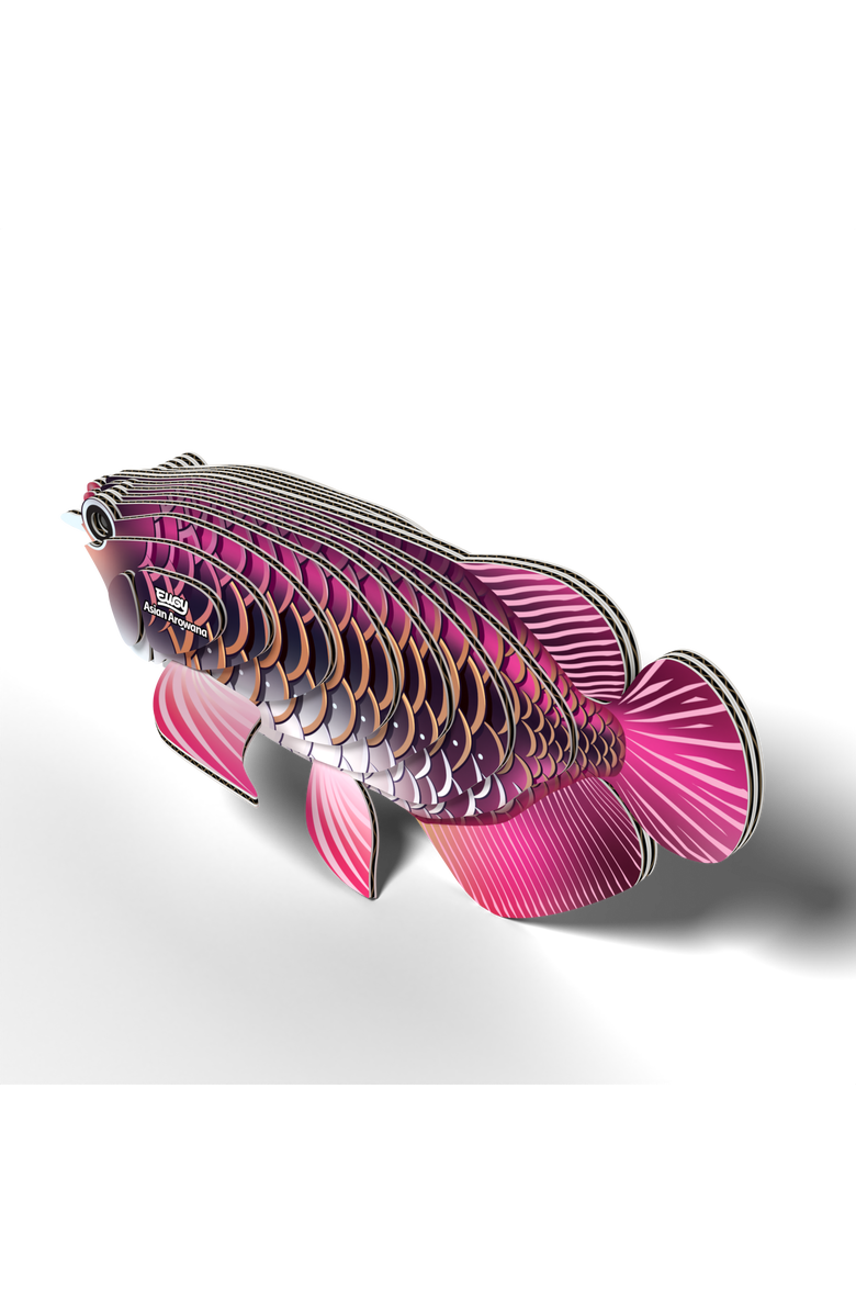 Eugy Puzzles Asian Arowana 3D Puzzle, Alternate, color, NO COLOR