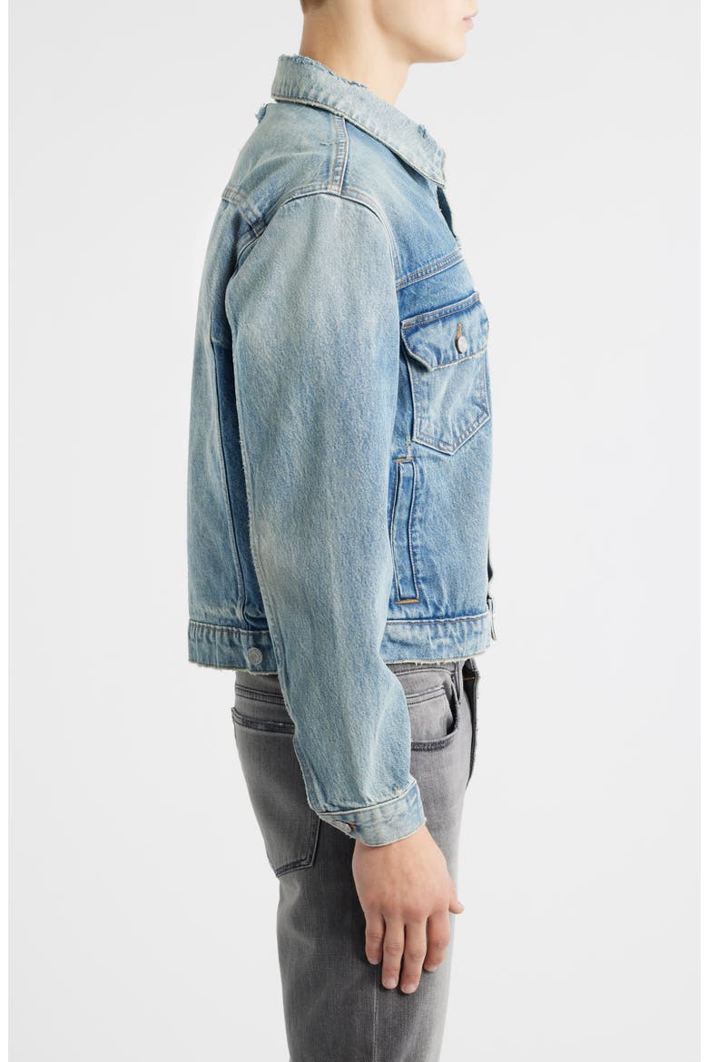 Distressed Denim Jacket, Alternate, color, SHORTSTOP