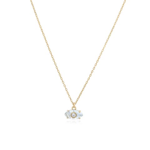 Mother of Pearl Evil Eye Necklace