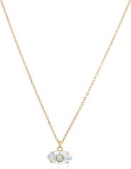 The Lovery Fine Jewelry Mother of Pearl Evil Eye Necklace