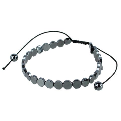 Hawk Metallic Disc Adjustable Bracelet