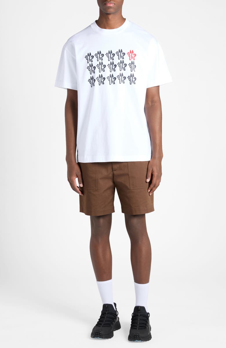 Moncler Cockerel Logo Cotton Graphic T-Shirt, Alternate, color, 