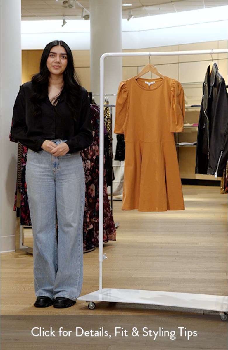 Puff Sleeve Minidress, sales video thumbnail