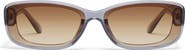 QUAY Vibe Check 62mm Small Square Sunglasses