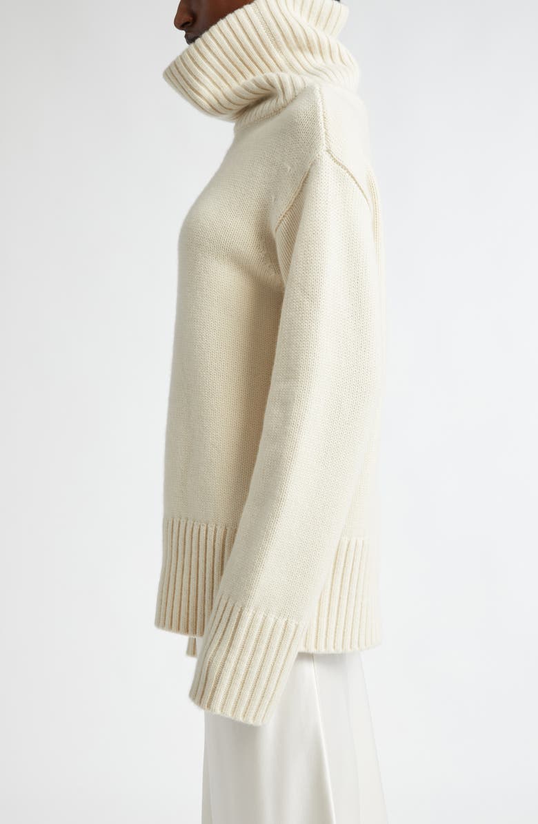 Michael Kors Collection Oversize Turtleneck Cashmere Sweater, Alternate, color, 