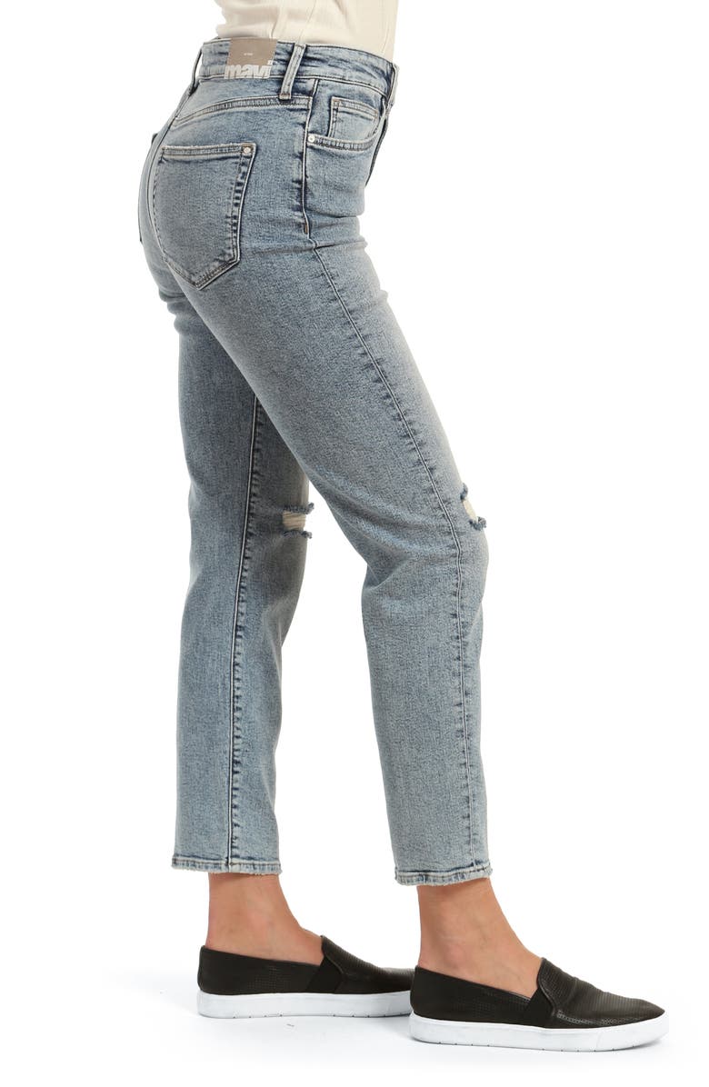 Mavi Jeans Soho Ankle Girlfriend Jeans, Alternate, color, 
