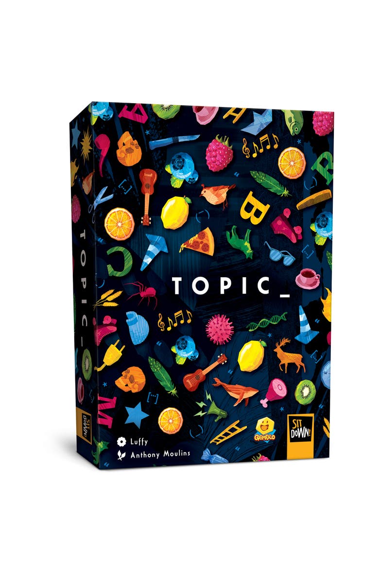 Topic Card Game, 8+, Main, color, Multicolored
