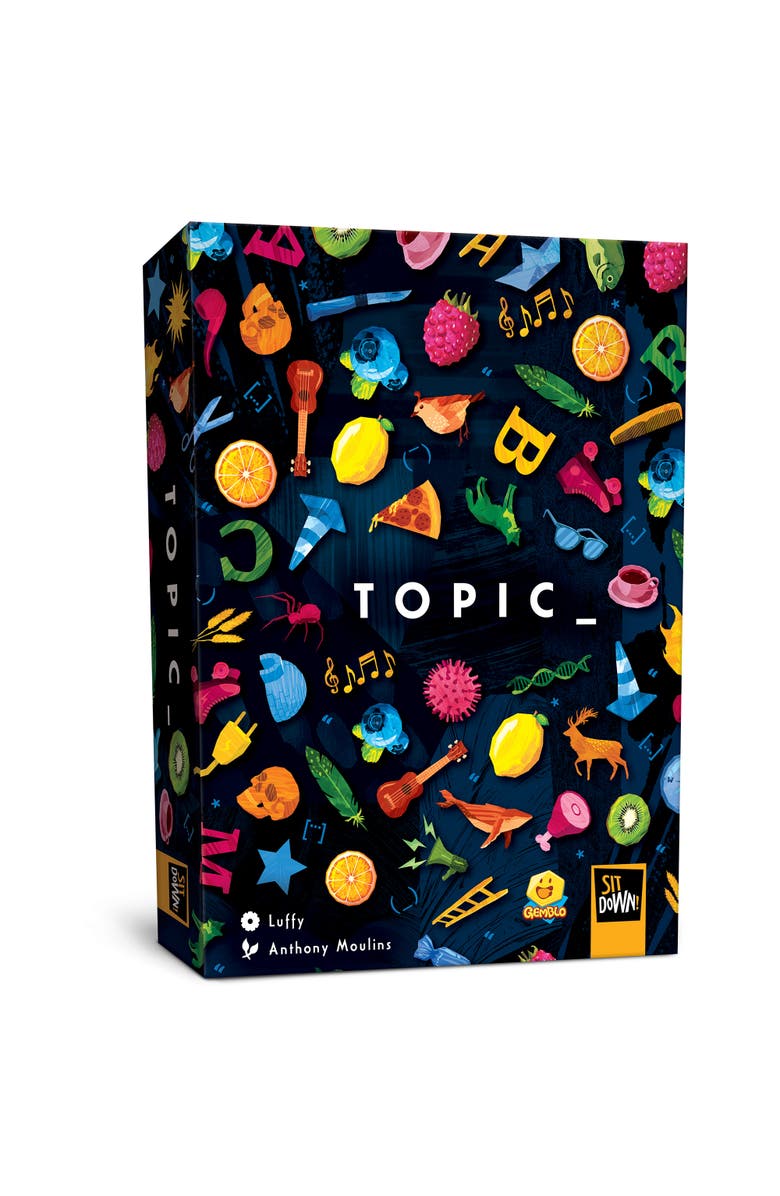 Sit Down Games Topic Card Game, 8+, Main, color, Multicolored