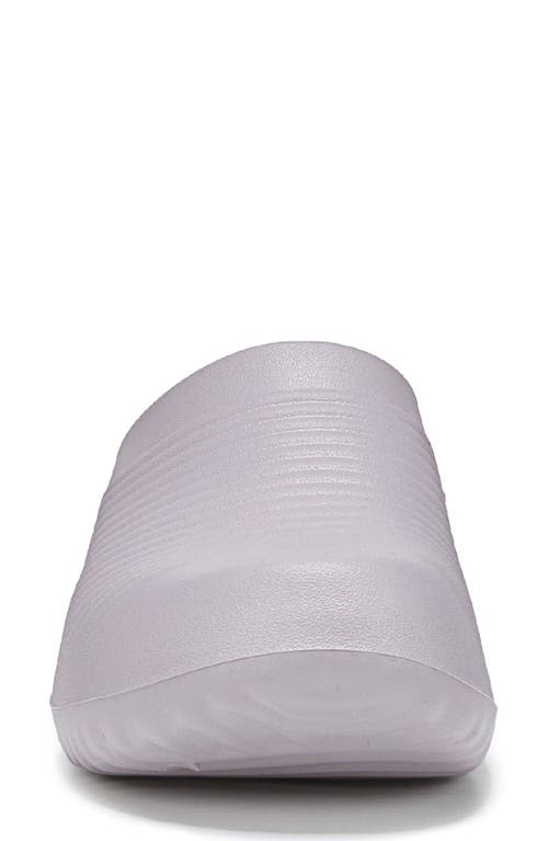 Ryka Women's Echo Recovery Round Toe Slip On Clogs In Purple Fog