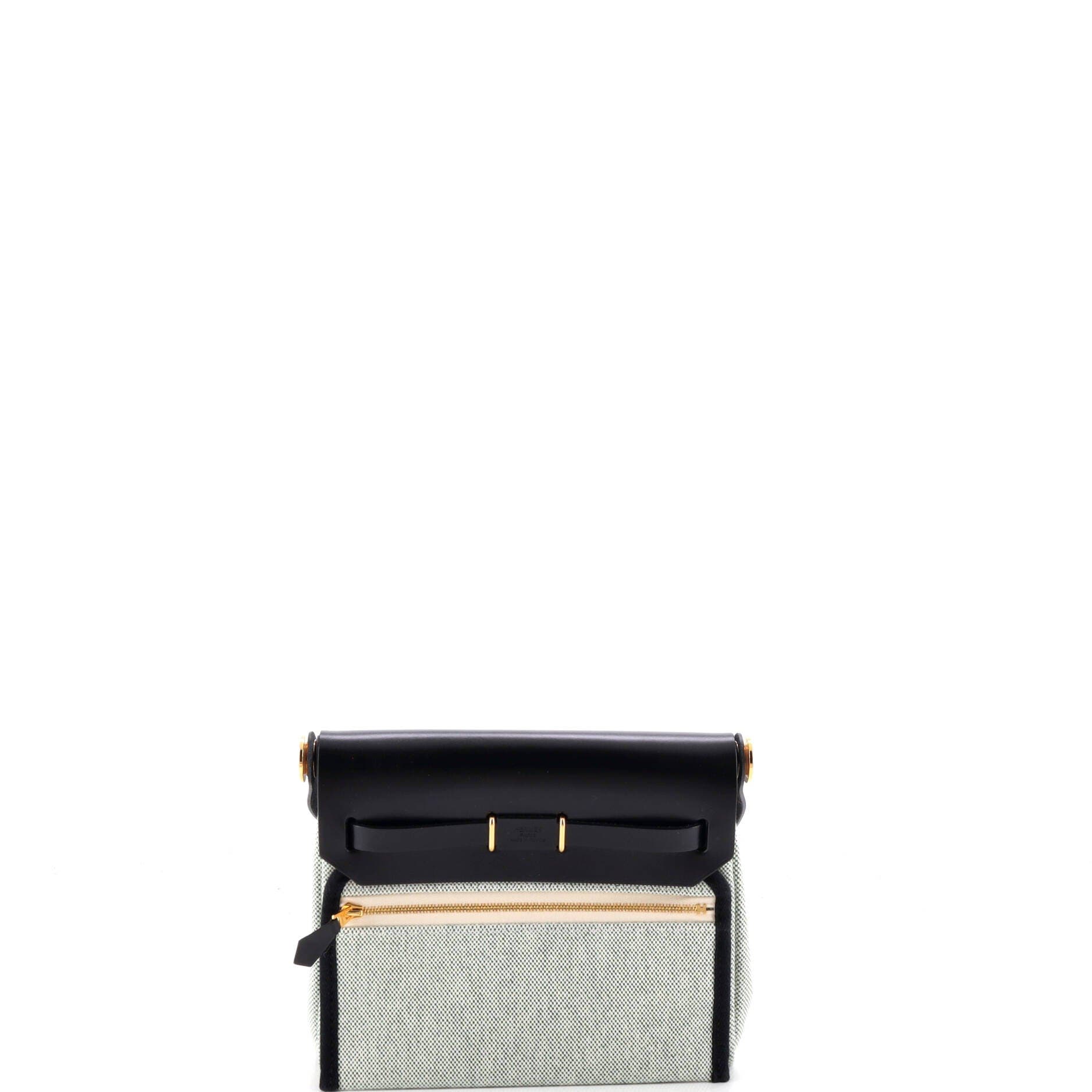 Herbag Zip Toile And Leather 20, Alternate, color, Black