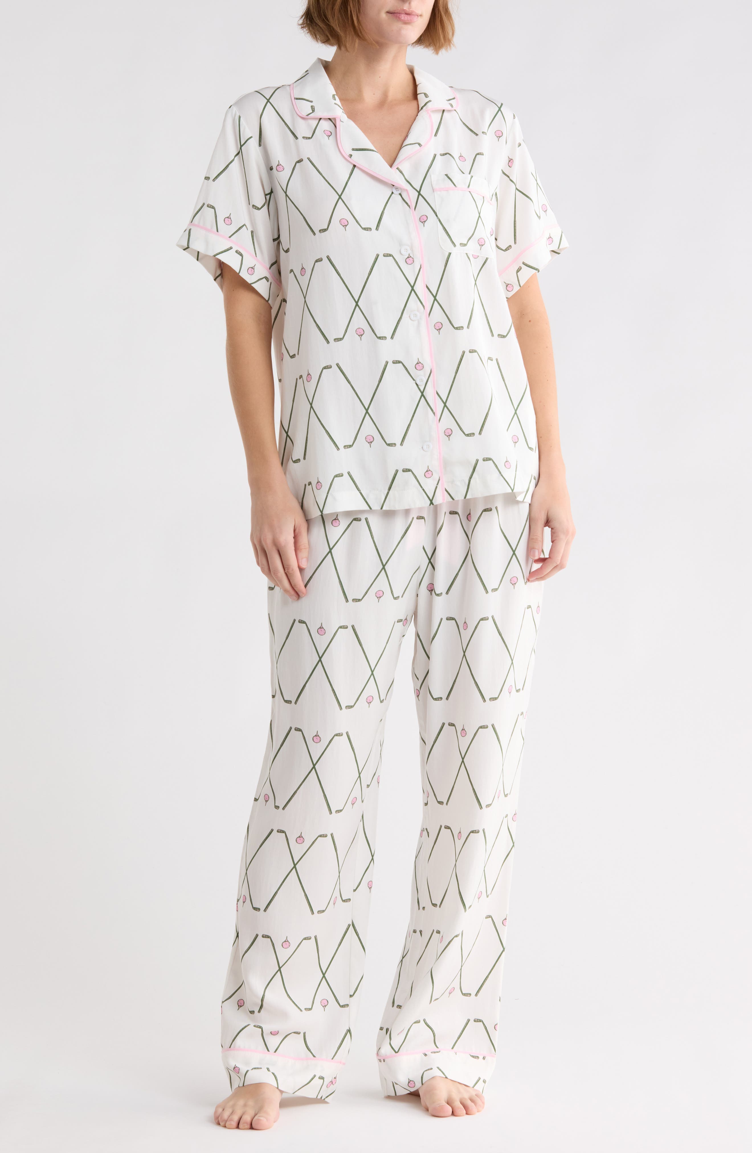 Birdie Short-Sleeved Pajamas