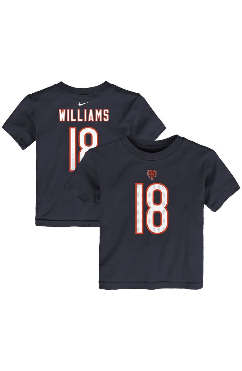 Nike Toddler Nike Caleb Williams Navy Chicago Bears Player Name & Number T-Shirt, Main, color, Navy