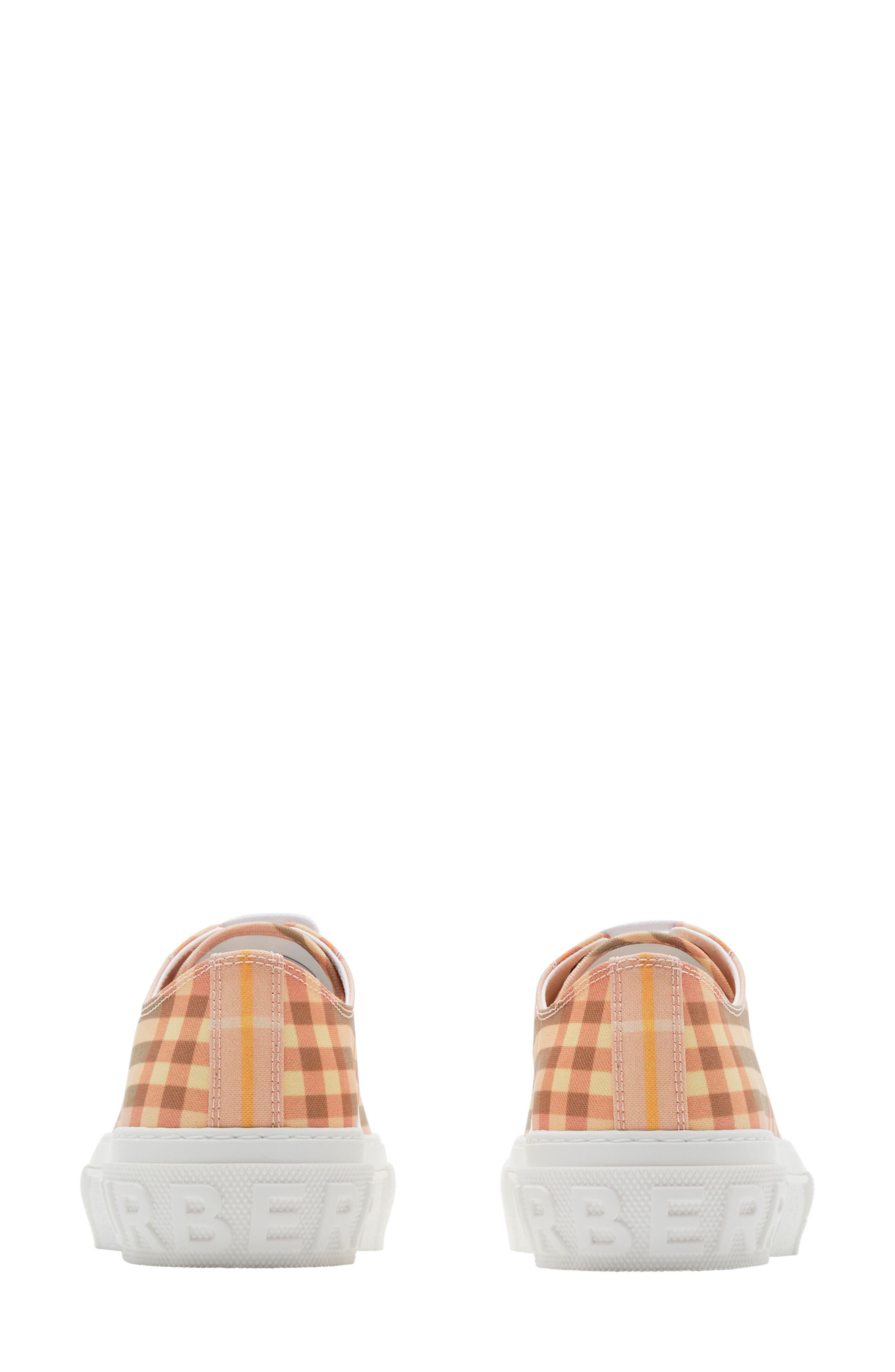 Burberry Jack Check Platform Sneaker, Alternate, color, Teacup Ip Check