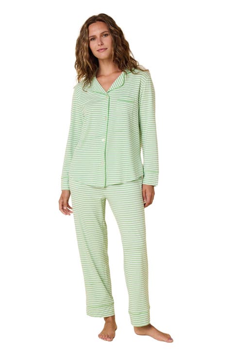 Pima Knit Pajama Set Conversational